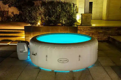Jacuzzi - Uppblåsbar Badtunna för 6 Personer med Inbyggd Integrerad Värmare